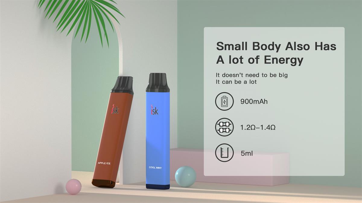 ISK041 POD Descartável 1500 Puffs Retângulo vape pen