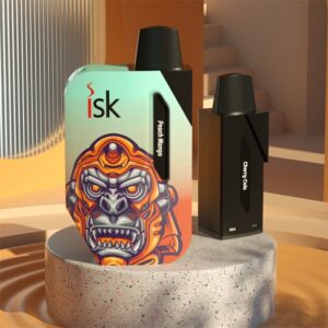 ISK051 Vape POD Recarregável 3000 Puffs Descartável com cartucho substituível fluxo de ar ajustável